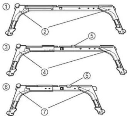BABY LOCK Endurance 2 BND92 - Embroidery frame holders - 1