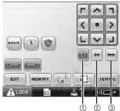 BABY LOCK Endurance 2 BND92 - Changing the Embroidery Position Using Various Speed Keys - 1