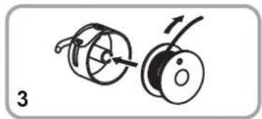 SILVERCREST SNM 33 B1 - Inserting the bobbin - 3