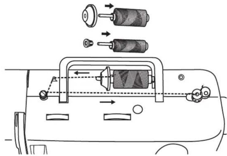 SILVERCREST SNM 33 B1 - Winding the lower thread - 1