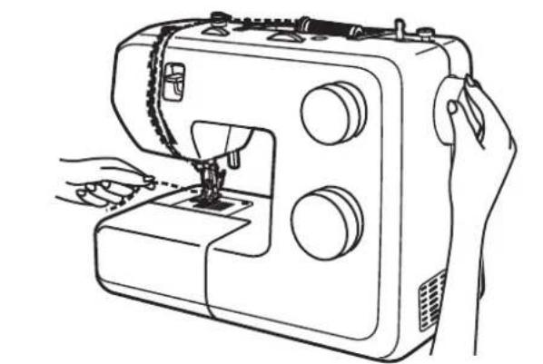 SILVERCREST SNM 33 B1 - Bringing up the lower thread - 1