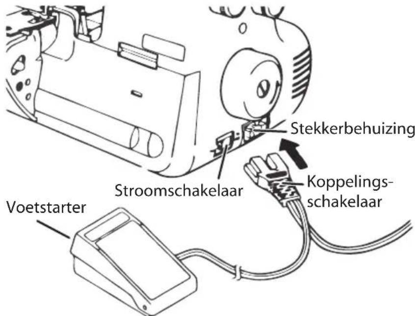 Micromaxx MD16600 - Voetstarter aansluten - 1