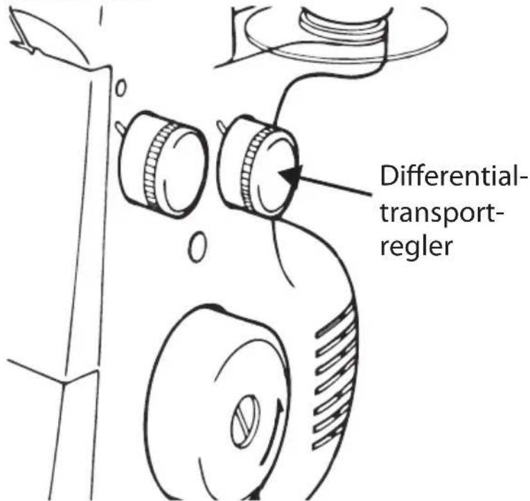 Micromaxx MD16600 - Einstellen des Differentialtransports - 1