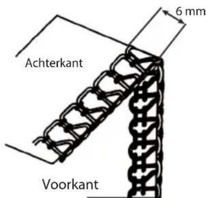 Micromaxx MD16600 - Eng- en wijdmazig met drie draden afhechten - 2