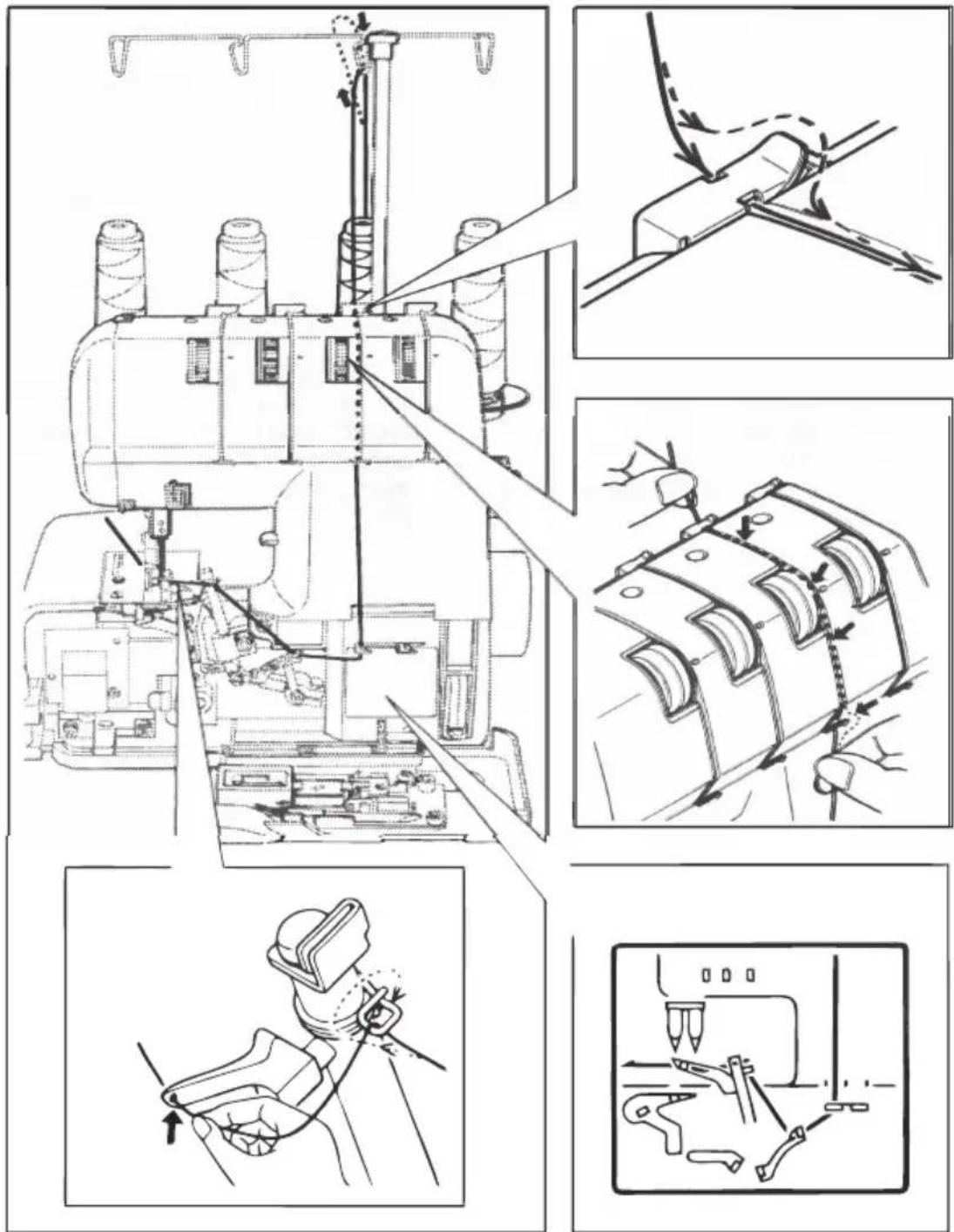Micromaxx MD16600 - Bovenste grijperdraad inrijgen - 1