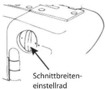 Micromaxx MD16600 - Einstellung der Schnittbreite - 1