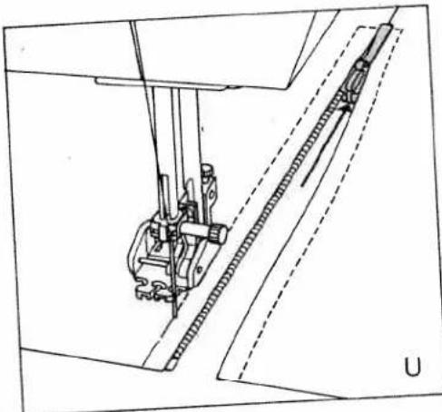 PFAFF Hobby 876 - Insertion d'une fermeture a glissiere couverte - 1