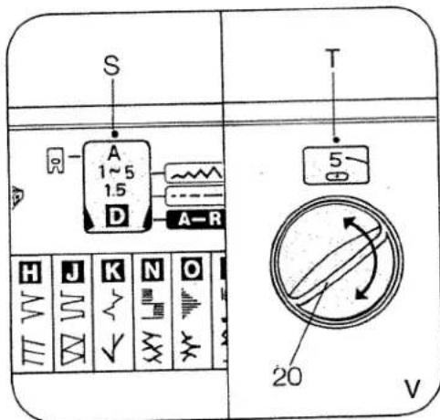 PFAFF Hobby 302 - Naaivoeten (standaard accessoires) - 3