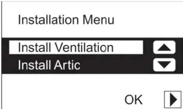 ZEHNDER ComfoControl Luxe - Accessing P menus - 5