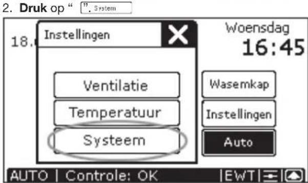 ZEHNDER ComfoControl Luxe - Taal instellen - 2