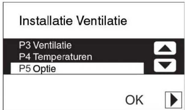 ZEHNDER ComfoControl Luxe - Toegang tot P-menu's - 12