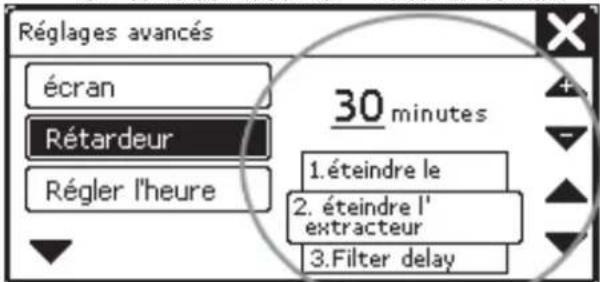 ZEHNDER ComfoControl Luxe - Réglage de retardements - 4