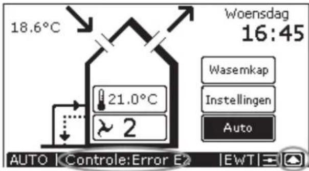 ZEHNDER ComfoControl Luxe - Wat te doein geval van storingen? - 1
