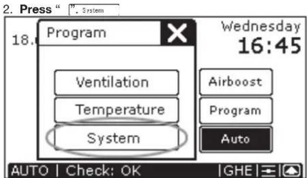 ZEHNDER ComfoControl Luxe - Temperature correction settings - 2