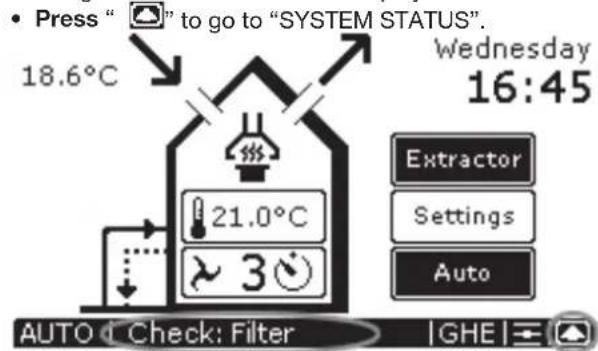 ZEHNDER ComfoControl Luxe - To replace (or clean) any fi iters, please refer to your ventilation system's user manual. - 1