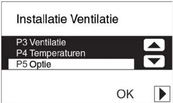 ZEHNDER ComfoControl Luxe - Toegang tot P-menu's - 8
