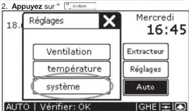 ZEHNDER ComfoControl Luxe - Réglage de correction de température - 2