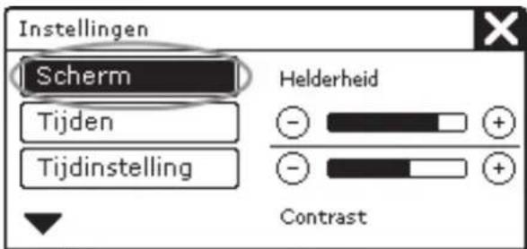 ZEHNDER ComfoControl Luxe - Scherm instellen - 3