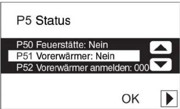 ZEHNDER ComfoControl Luxe - Zugang zu den P-Menus - 10