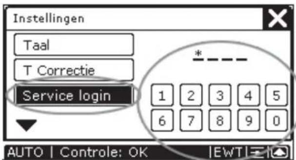 ZEHNDER ComfoControl Luxe - Toegang tot P-menu's - 2
