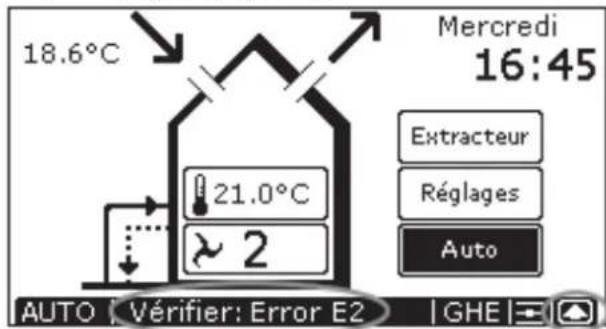 ZEHNDER ComfoControl Luxe - Que faire en cas de défaut? - 1