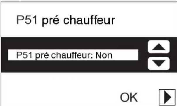 ZEHNDER ComfoControl Luxe - Réglages dans les menus P - 1