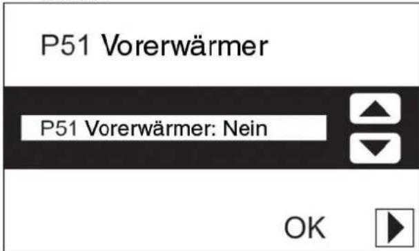 ZEHNDER ComfoControl Luxe - Einstellungen in den P-Menüvornehmen - 1
