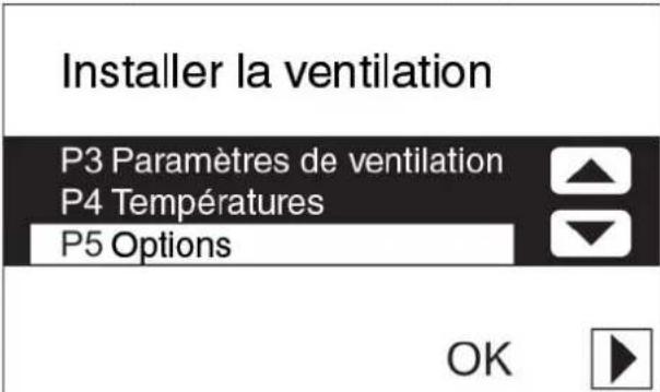 ZEHNDER ComfoControl Luxe - Accès aux menus P - 9