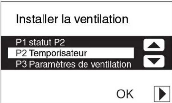 ZEHNDER ComfoControl Luxe - Accès aux menus P - 8