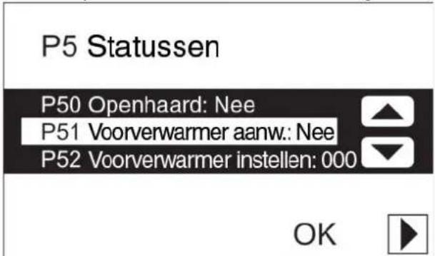 ZEHNDER ComfoControl Luxe - Toegang tot P-menu's - 9