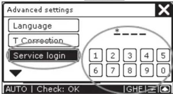 ZEHNDER ComfoControl Luxe - Accessing P menus - 3
