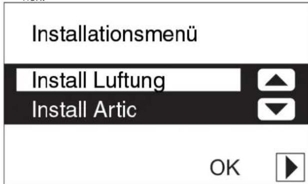ZEHNDER ComfoControl Luxe - Zugang zu den P-Menus - 5