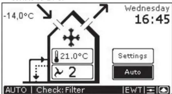 ZEHNDER ComfoControl Luxe - Comfo unit - 1