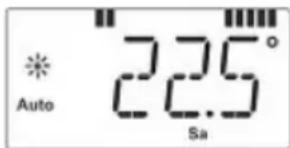 Xavax 111850 - Display-Inhalt im Normalbetrieb - 1