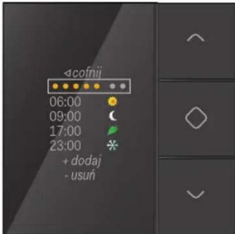 Niko 55013060 - Modyfikacja programów tygodniowych - 8