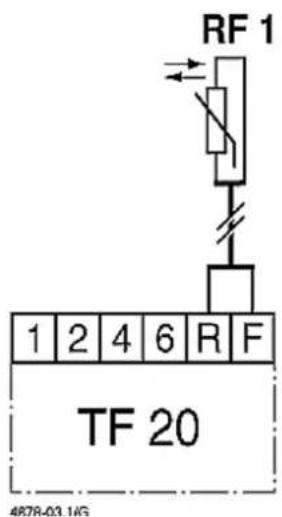 Junkers TF 20 - Connexion des composants reliés au bus (fig. 7) - 2