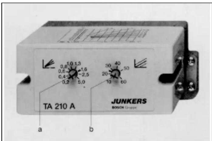 Junkers TA 210 A - EXAMPLES DE CORRECTION DES VALEURS DE REGLAGE (fig. 15) - 1