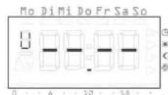 Gira 1186 - Régler la période de vacances - 1