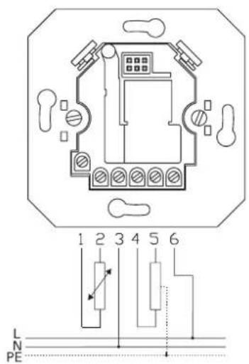 Gira 0389 - Raccordement électrique - 1