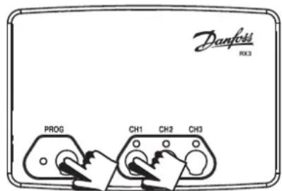 Danfetti RX3 PROG CH1 CH2 CH3