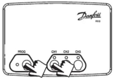 Danfords HX3 PROG CH1 CH2 CH3