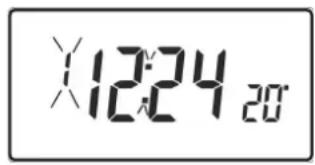 DANFOSS TP5001RF - Changing the preset programmes in 24 hour mode - 1