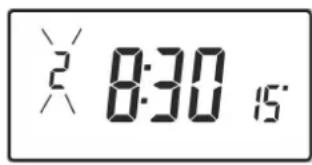 DANFOSS TP5001M - Cambio de los programas preajustados en el modo 24 horas - 2