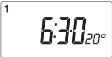 DANFOSS RTRF - Poner en hora el reloj - 2
