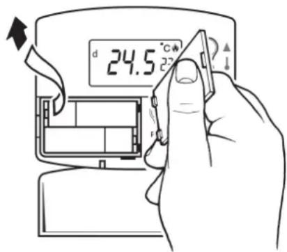 DANFOSS RTRF - Cambio de pilas - 2