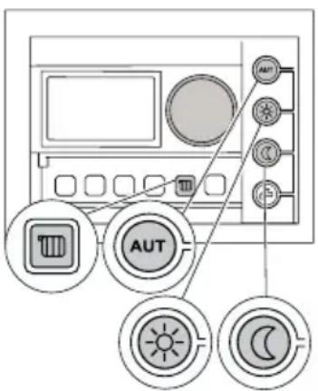 BUDERUS RC30 - Réglage du mode de service pour le bouclage - 1