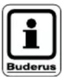BUDERUS RC30 - Réglage de la température ambiente pour le mode de chauffage en cours - 6