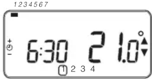 ACV RC30 - Para Cambiar el programa de calefaction de fabrica : - 1