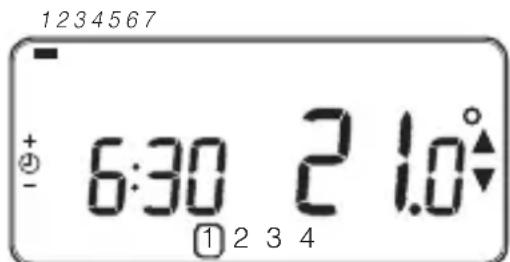 ACV RC30 - Ändern des eingebauten Heizprogramms - 1