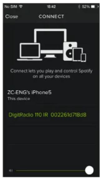 TECHNISAT DigitRadio 110 IR - Používání služby Spotify Connect - 2